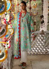Zaha By Khadijah Shah Embroidered Lawn Suits Unstitched 3 Piece - ZH25NL 8B ZARAAH